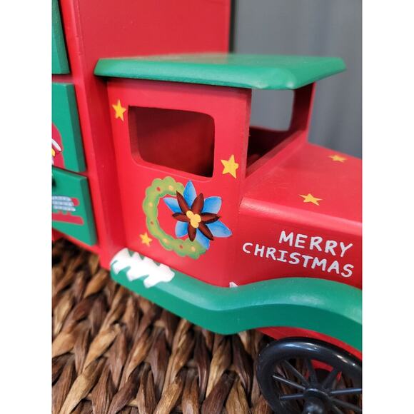 Northlight 14" Children's Advent Calendar Red Storage Truck Christmas Decoration - Picture 6 of 16